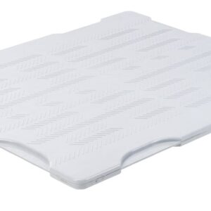 The 40 x 48 PSB is a flat, rectangular white plastic pallet with a textured surface and rounded edges, shown against a white background.