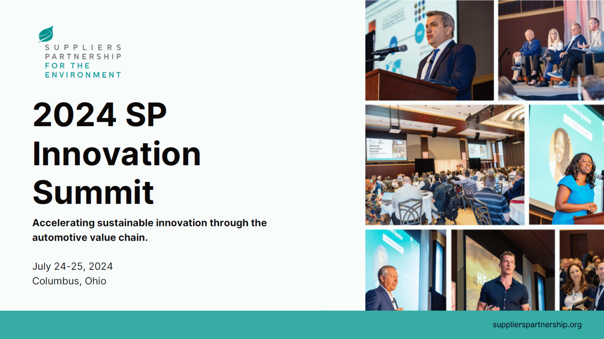 2024 SP Innovation Summit on July 24-25, 2024, in Columbus, Ohio