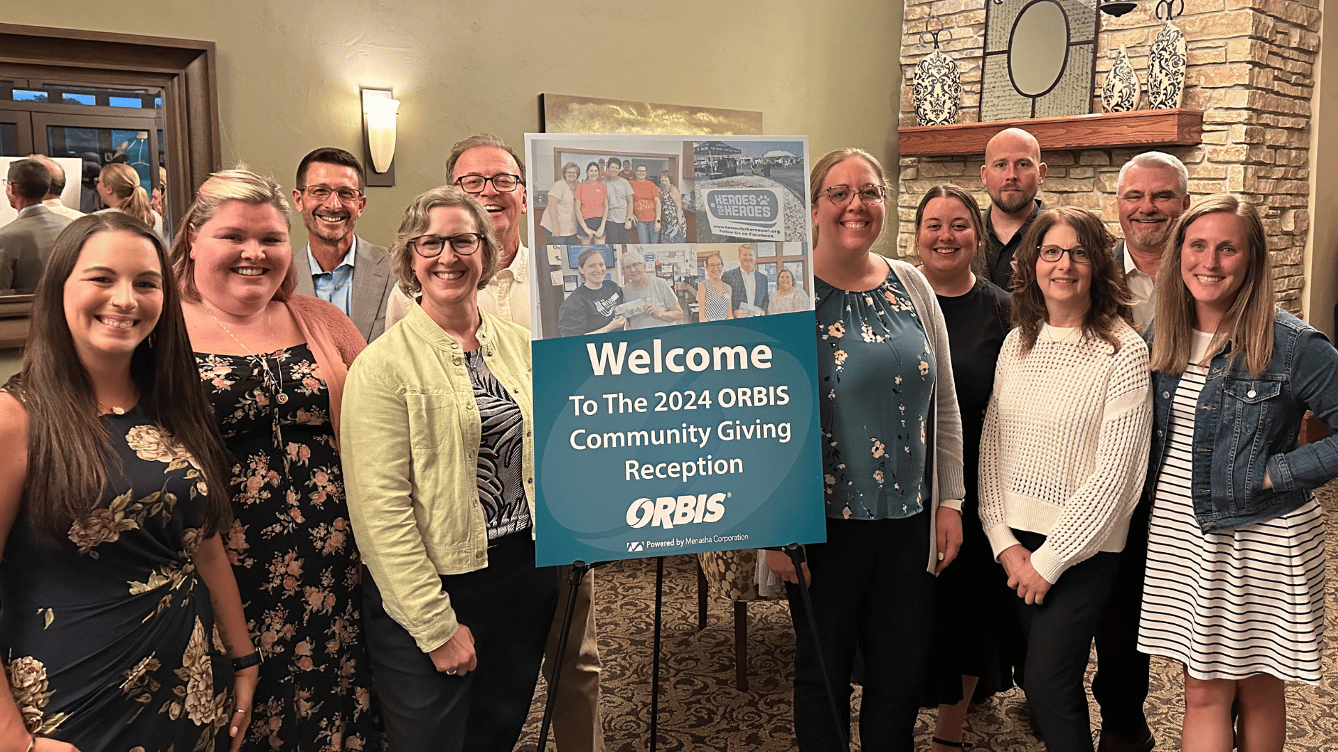 ORBIS employees and guests at the annual Community Giving Reception held on August 22 that brought together 80 attendees representing charitable organizations from across southeast Wisconsin to receive their charitable donations.