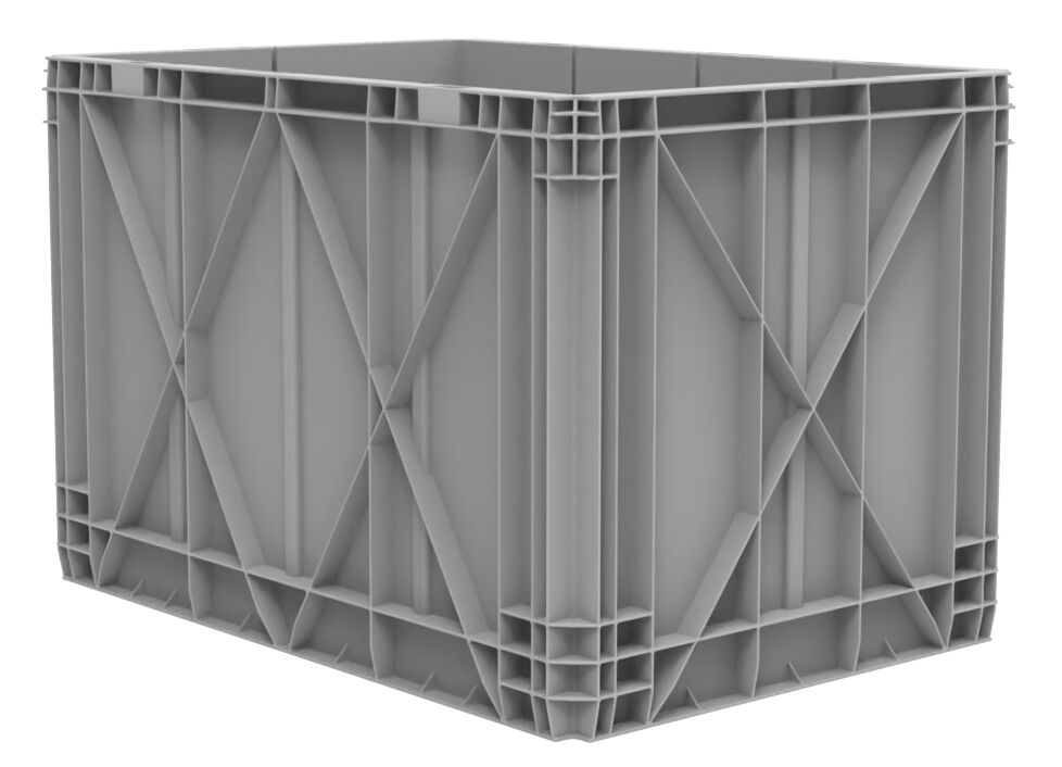 The AutoStore Bin AS6545-425 is an automation ready bin with reinforced sides and an open top, ideal for AutoStore systems.